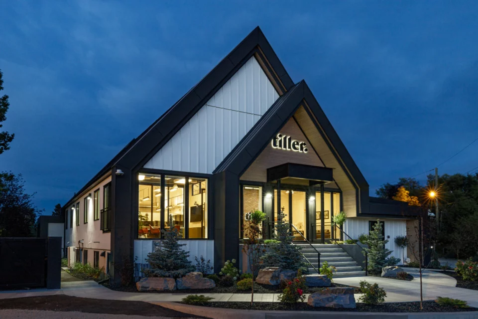 Exterior view of Tiller office