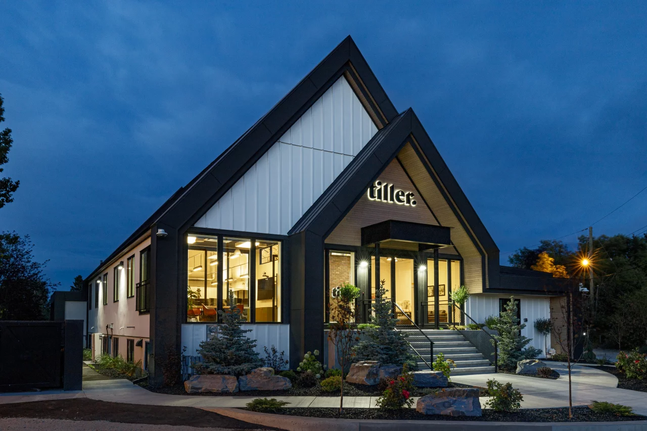 Exterior view of Tiller office