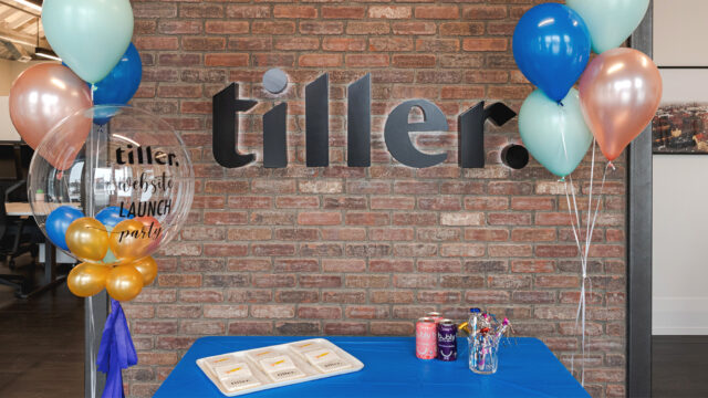 Tiller website redesign launch party